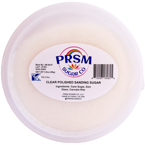 Natural Special Sanding Sugar (Med) - 700 Clear Polished * 8 OZ