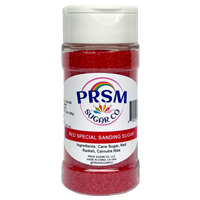 Natural Special Sanding Sugar (Med) - 706 Red * 3.5 OZ - Product Image