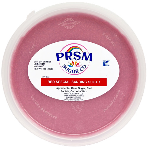 Natural Special Sanding Sugar (Med) - 706 Red * 8 OZ