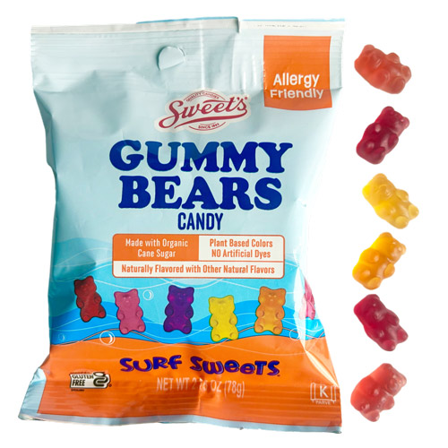 Surf Sweets Natural Gummy Bears * 2.75 OZ