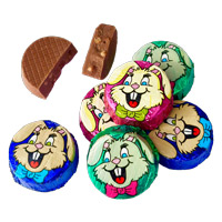 Thompson Fair Trade Chocolate (Milk) - Crispy Bunny Faces - Product Image