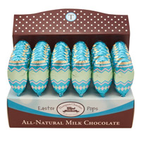 Thompson Fair Trade Chocolate - Milk - Easter Egg Pops * 4 PK