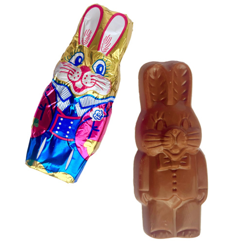 Thompson Fair Trade Chocolate (Milk) - Happy Bunny (Solid)