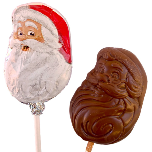 Thompson Fair Trade Chocolate (Milk) - Santa Lollipop