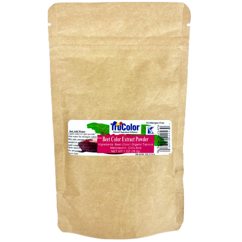 Natural Extract Food Color (Pwdr) - 8 Beet Color * 1 OZ
