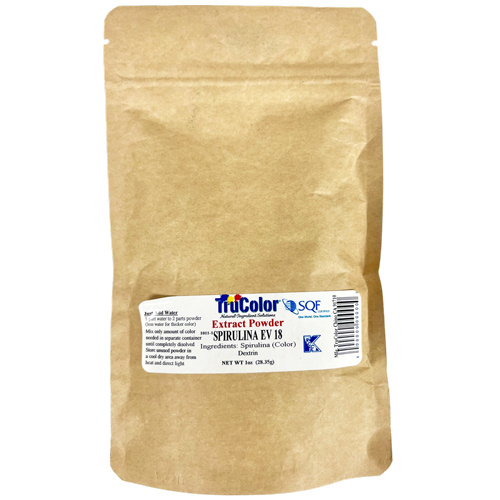 Natural Extract Food Color (Pwdr) - 9 Blue Spirulina EV-18 * 1 OZ