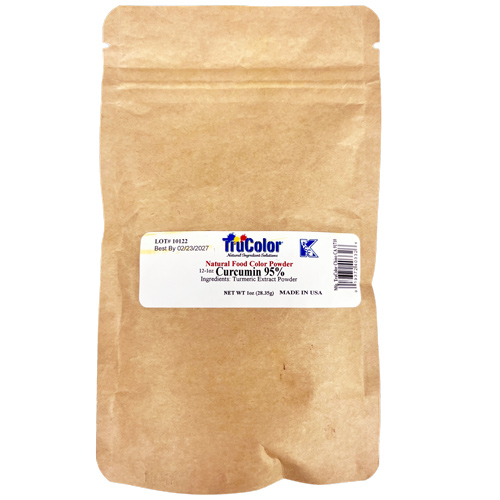 Natural Extract Food Color (Pwdr) - 12 Curcumin 95% * 1 OZ