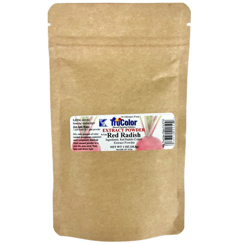 Natural Extract Food Color (Pwdr) - 4 Red Radish * 1 OZ
