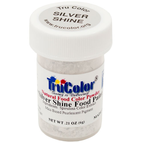 Natural Shine Food Color (Pwdr) - 85 Silver * 7 g