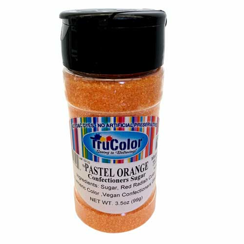 Confectioners Natural Sanding Sugar (Small) - 756 Pastel Orange * 3.5 OZ