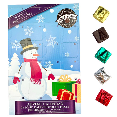 Vermont Nut Free Chocolate - Advent Calendar (Dark)