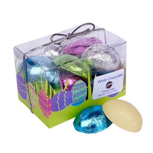 Vermont Nut Free Chocolate - Easter Eggs Box (White) * 14 PC