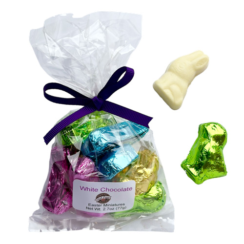Vermont Nut Free Chocolate Easter Minis Assortment (White) * 8 PC