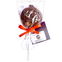 Vermont Nut Free Chocolate - Jack O Lantern Pop - Milk - Individually-Wrapped