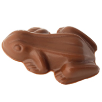 Vermont Nut Free Chocolate Frog - Milk - Side View