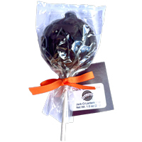 Vermont Nut Free Chocolate - Jack O Lantern Pop - Dark - Individually-Wrapped