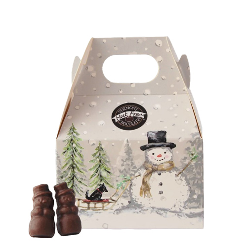 Vermont Nut Free Chocolate - Snowman Treats Box (Dark) * 17 PC