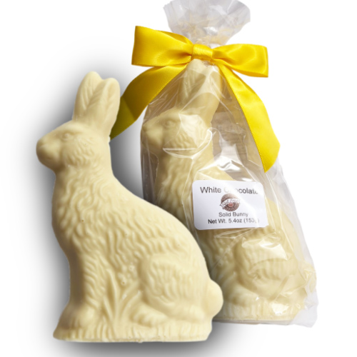 Vermont Nut Free Chocolate - Solid Bunny (White) * 5.4 OZ