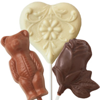 Vermont Nut Free Chocolate - Valentine Pops (Variety Pack) * 3 PC - Product Image