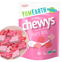 YumEarth Organic Fruit Chews (Chewys) - Fruity Reds * 5 OZ - Product Image
