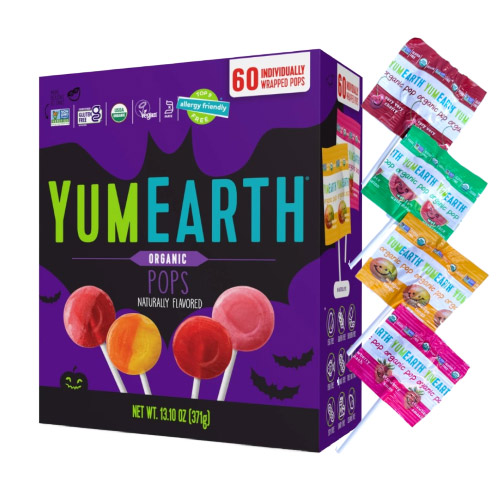 YumEarth Organic Halloween Lollipops * 60 PC