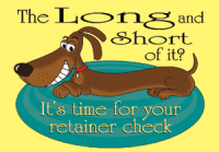 Retainer Dog Retainer Postcard - Qty 100