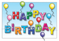 Braced Happy Birthday Greeting Card - Qty 50 Braced Happy Birthday Greeting Card - Qty 50