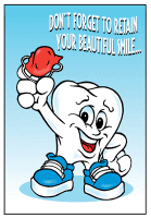 Molar Retainer Postcard - Qty 100