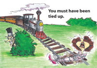 Must Have Been Tied Up Missed Appointment Postcard - Qty 100