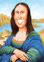 Mona Lisa Postcard - Qty 100 Mona Lisa Postcard - Qty 100