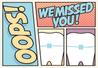 Oops! We Missed You Missed Appointment Postcard - Qty 100