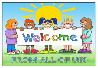 Welcome Banner Greeting Card - Qty 50