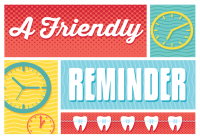 Friendly Reminder Retainer Postcard - Qty 100