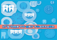 Time to Get Together Postcard - Qty 100
