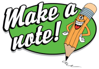 Make A Note Postcard - Qty 100 Make A Note Postcard - Qty 100