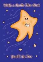 Go Far Star Postcard - Qty 100 Go Far Star Postcard - Qty 100