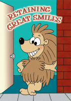 Hedgehog Retainer Laser Postcard - 50 Sheets