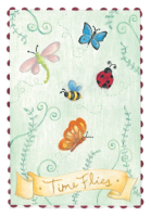 Time Flies Laser Postcard - 50 Sheets