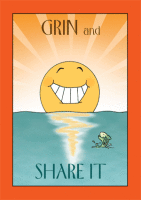 Grin and Share It Postcard - Qty 100 Grin and Share It Postcard - Qty 100