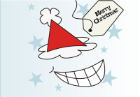 Santa Face Holiday Greeting Card - Qty 50 Santa Face Holiday Greeting Card - Qty 50