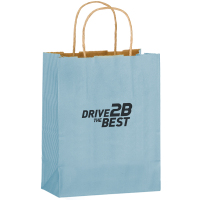 Matte Color Paper Shopper Bag