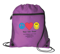 Mesh Pocket Drawstring Backpack - Full Color Imprint Mesh Pocket Drawstring Backpack - Full Color Imprint