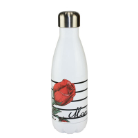 Sublimated 17oz White Water Bottle