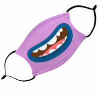 Sublimated Medium 5" x 6.5" Mask with Black Trim