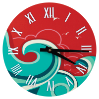 Sublimated 8.25" Round Clock