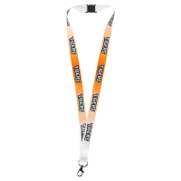 Sublimated .875" X 36" Lanyard with Lobster Claw Clip