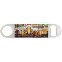 Sublimated 1.5" x 7" Bottle Opener with White Wrap