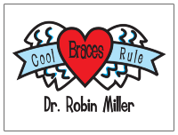 Cool Braces Rule Temporary Tattoos Cool Braces Rule Temporary Tattoos