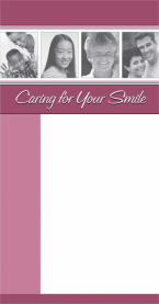 Burgundy Patient Care Brochures - Unpersonalized