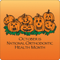 October Orthodontic Health Month Sticker